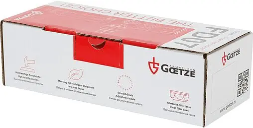 Фильтр тонкой очистки воды с редуктором давления ½"н x ½"н Goetze FD07-½C (SP) GTZFIN005 Фильтр тонкой очистки воды с редуктором давления ½"н x ½"н Goetze FD07-½C (SP) GTZFIN005