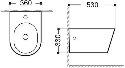 Биде подвесное Aquanet Atago 2.0 белый Atago 2.0 B2