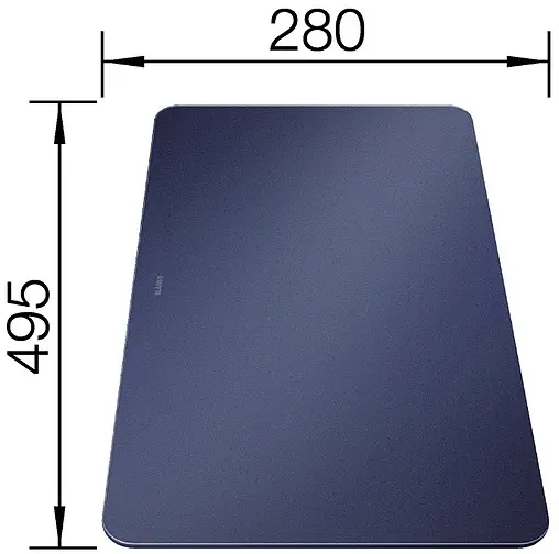 Разделочная доска Blanco тёмно-синий 232846