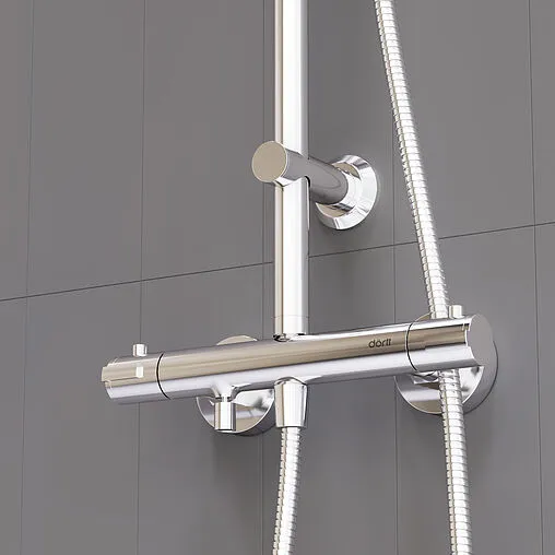 Душевая система с термостатом для ванны Dorff Futura хром D0710500