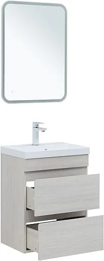 Тумба-умывальник подвесная Aquanet Нота New 50 дуб холден 00334202+00204095