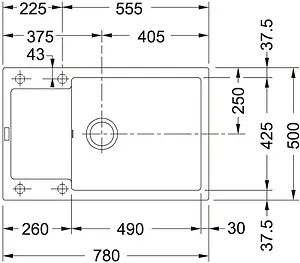 Мойка кухонная Franke Maris MRG 611-78\49 миндаль 114.0369.156 Мойка кухонная Franke Maris MRG 611-78\49 миндаль 114.0369.156, 2