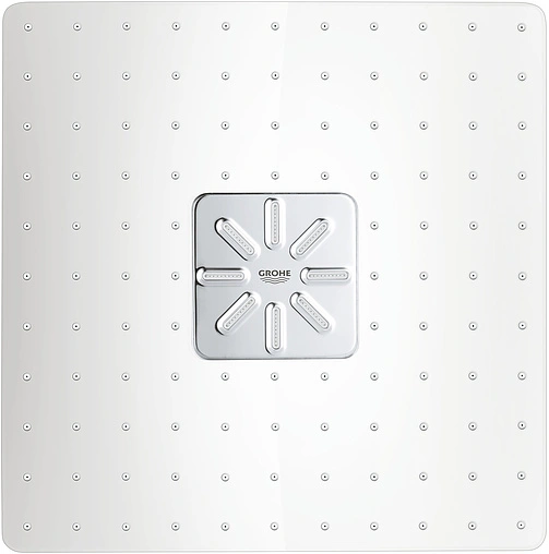 Лейка верхнего душа с настенным креплением Grohe Rainshower SmartActive Cube белый/хром 26479LS0