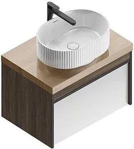 Тумба-умывальник подвесная Kerama Marazzi Modula 70 арабика MO.70.1+1\AR+ Тумба-умывальник подвесная Kerama Marazzi Modula 70 арабика MO.70.1+1\AR+, 1