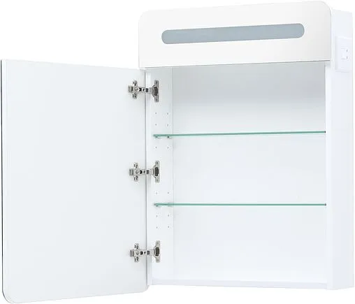 Шкаф-зеркало Aquanet Лукка 60L белый 00178954