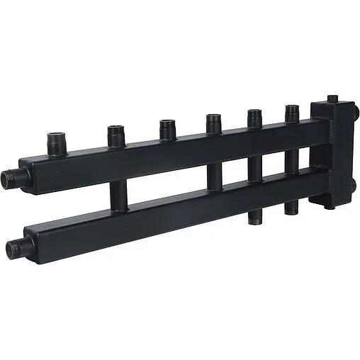 Распределительный коллектор 5 контуров с гидрострелкой 1½&quot;н x 1&quot;н Rommer RDG-0018-024035