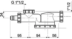 Сверхкомпактный сифон для мойки Wirquin Espace 30717975 Сверхкомпактный сифон для мойки Wirquin Espace 30717975, 4