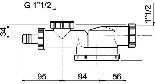 Сверхкомпактный сифон для мойки Wirquin Espace 30717975 Сверхкомпактный сифон для мойки Wirquin Espace 30717975