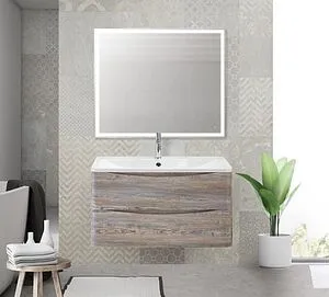 Тумба-умывальник подвесная BelBagno ACQUA 80 Pino Scania ACQUA-800-2C-SO-PS+ Тумба-умывальник подвесная BelBagno ACQUA 80 Pino Scania ACQUA-800-2C-SO-PS+, 3