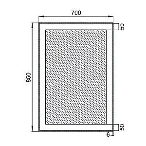 Зеркало с подсветкой Aquanet Алассио 7085 00196633, 3