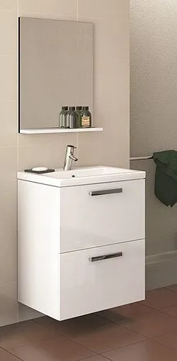 Тумба-умывальник Cersanit Melar 60 белый 64128+