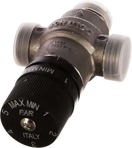 Трехходовой термостатический смесительный клапан 1&quot; +25...+65°С Kvs 2.6 Far Termo FA 3957 1