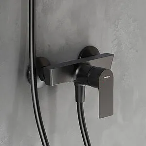 Смеситель для душа Damixa Apollo чёрный матовый 472000300, 5