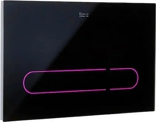 Клавиша смыва для унитаза сенсорная Roca EP-1 (компактная версия) 890103008 стекло/черный