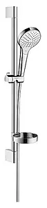 Душевая стойка Hansgrohe Croma Select S 110 Vario 3jet 65см хром/белый 26566400 Душевая стойка Hansgrohe Croma Select S 110 Vario 3jet 65см хром/белый 26566400, 1