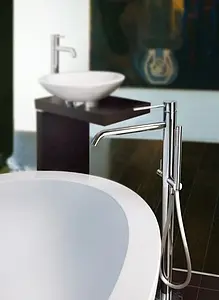 Смеситель для ванны напольный Paffoni Light хром LIG032CR, 3