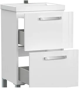 Тумба-умывальник Cersanit Melar 50 белый 64127+, 5