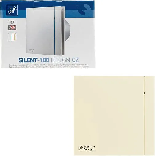 Вентилятор вытяжной Soler &amp; Palau SILENT-100 CZ MARFIL DESIGN 4C