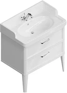 Тумба-умывальник напольная Kerama Marazzi Pompei 80 белый PO.N.80.2\WHT+PO.wb.80 Тумба-умывальник напольная Kerama Marazzi Pompei 80 белый PO.N.80.2\WHT+PO.wb.80, 4