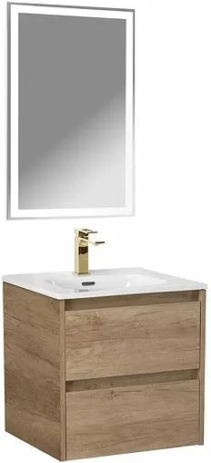 Тумба под умывальник подвесная BelBagno KRAFT 50 Rovere Nebrasca Nature KRAFT-500-2C-SO-RNN