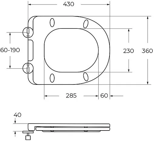 Чаша унитаза BelBagno Flay-R белый BB2149CPR/SC