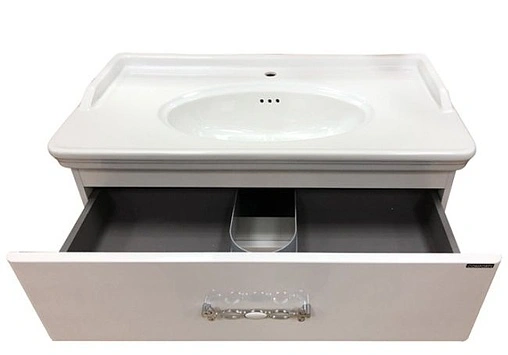 Тумба-умывальник подвесная Comforty Неаполь 100 белый 00004139025CF