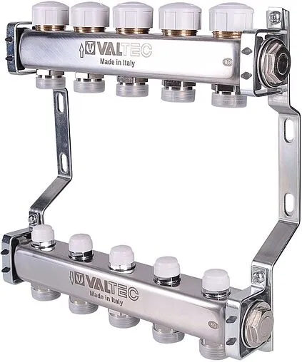 Группа коллекторная без расходомеров 3 отвода 1&quot;в/в x ¾&quot;ек Valtec VTc.582.EMNX.0603