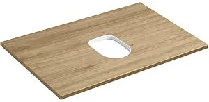 Тумба-умывальник подвесная Aquaton Либерти 70 дуб эльвезия/белый глянец 1A2798K3LYC70, 5