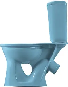 Унитаз-компакт Santeri Виктория голубой 1.P301.6.S06.00B.F Унитаз-компакт Santeri Виктория голубой 1.P301.6.S06.00B.F, 3