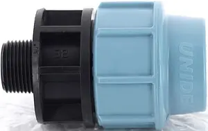 Муфта компрессионная переходная 32мм x ¾"н Unidelta 1003032003 Муфта компрессионная переходная 32мм x ¾"н Unidelta 1003032003, 3