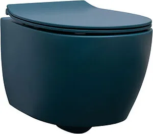 Унитаз подвесной безободковый Allen Brau Fantasy петроль 4.11004.PT, 1