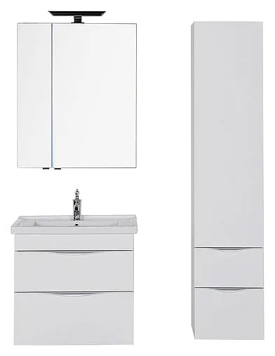 Шкаф-зеркало Aquanet Эвора 70 R белый 00184305