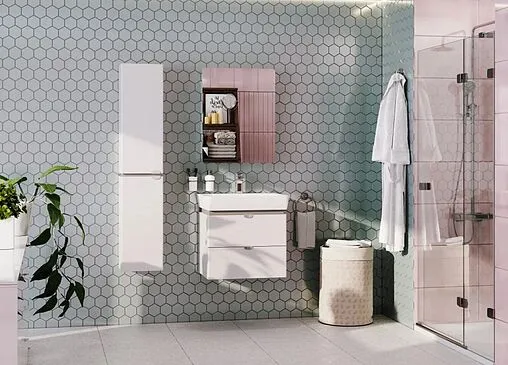 Шкаф-пенал подвесной Aquaton Скай PRO 30 белый глянец 1A238603SY01L