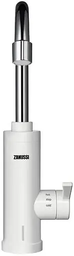 Водонагреватель проточный электрический Zanussi SmartTap Fresh белый/хром