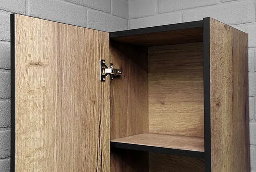 Шкаф-пенал подвесной Домино Alfa 35 дуб галифакс табак DA6101P