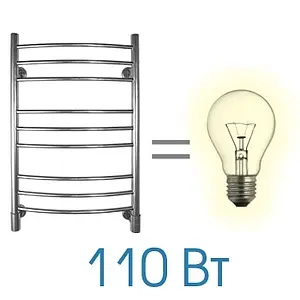Полотенцесушитель электрический лесенка Energy Ergo 800х500 полированная сталь, 4
