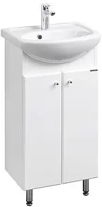 Тумба-умывальник напольная Aquaton Мира H 45 белый 1A1044K1MR010 Тумба-умывальник напольная Aquaton Мира H 45 белый 1A1044K1MR010, 1