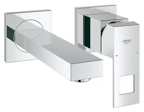 Смеситель для раковины из стены Grohe Eurocube хром 19895000