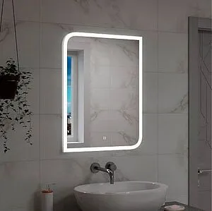Зеркало с подсветкой Continent Fantasy Led 60x80 с подогревом белый ЗЛП2233, 4