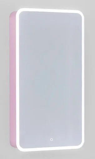 Шкаф-зеркало Jorno Pastel 46 R розовый иней Pas.03.46/PI