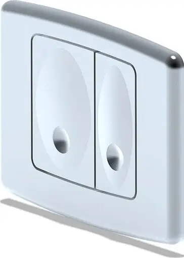 Комплект 5 в 1 Ани Пласт Элеганс WN1112 с кнопкой хром матовый