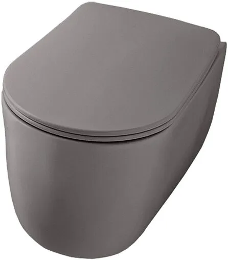 Унитаз подвесной безободковый Kerasan Nolita Tornado Ferro matt 531589