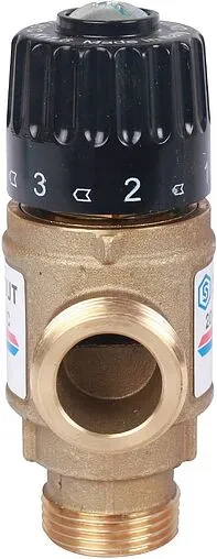 Трехходовой термостатический смесительный клапан ¾&quot; +20...+43°С Kvs 1.6 Stout SVM-0120-164320