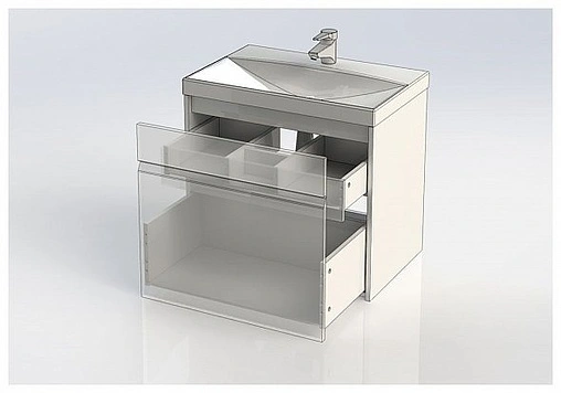 Тумба под умывальник Aquanet Палермо 70 белый 00203938