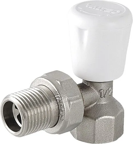 Вентиль регулирующий угловой ½" в/н Valtec VT.017.N.04