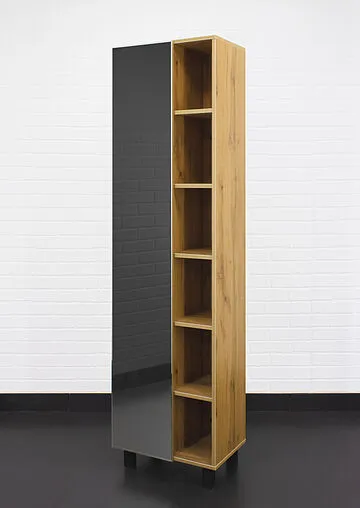 Шкаф-пенал напольный Домино Craft 50 дуб вотан DCr2217P