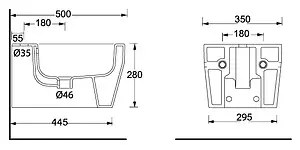 Биде подвесное BelBagno Alise белый BB540BH, 2
