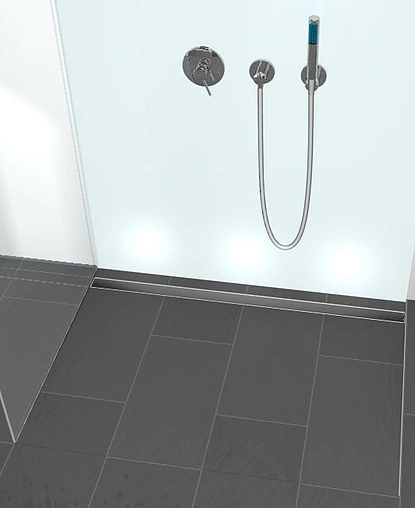 Решетка для лотка 1143мм TECEdrainline Glass 601292 Решетка для лотка 1143мм TECEdrainline Glass 601292