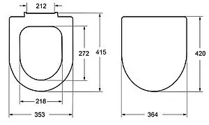 Крышка-сиденье для унитаза с микролифтом Roca Meridian белый ZRU9307606 Крышка-сиденье для унитаза с микролифтом Roca Meridian белый ZRU9307606, 2