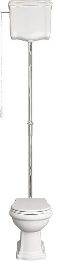 Унитаз с высоким бачком Kerasan Retro белый 101001+108001+
